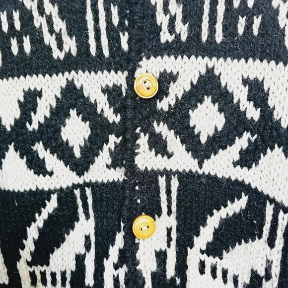 EXPRESS Tricot vintage chunky  cardigan sweater m/l - Picture 8 of 12